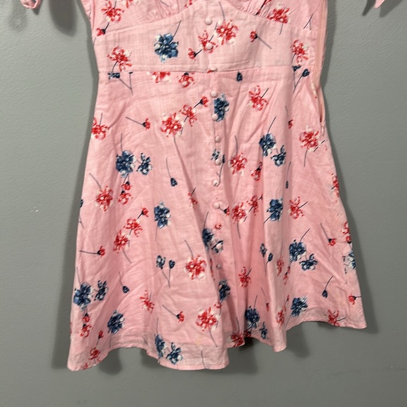 Lulus Lilly Light Pink Floral Mini Dress size S - Picture 9 of 15